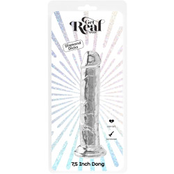 Get Real TOYJOY Gode Sans Bourse Diamond Dick 20 x 4cm Transparent